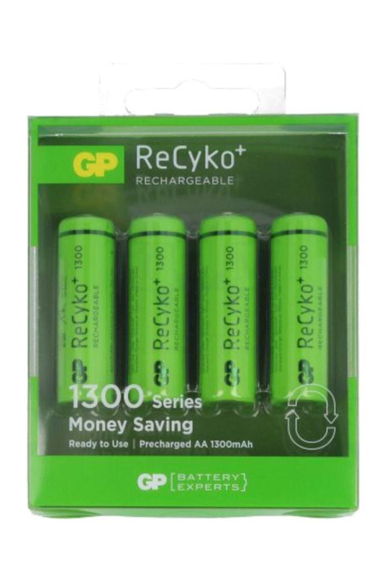 GP Recyko 1300 AA Ni-Mh 1.2 V 4'lü Kalem Şarjlı Pil