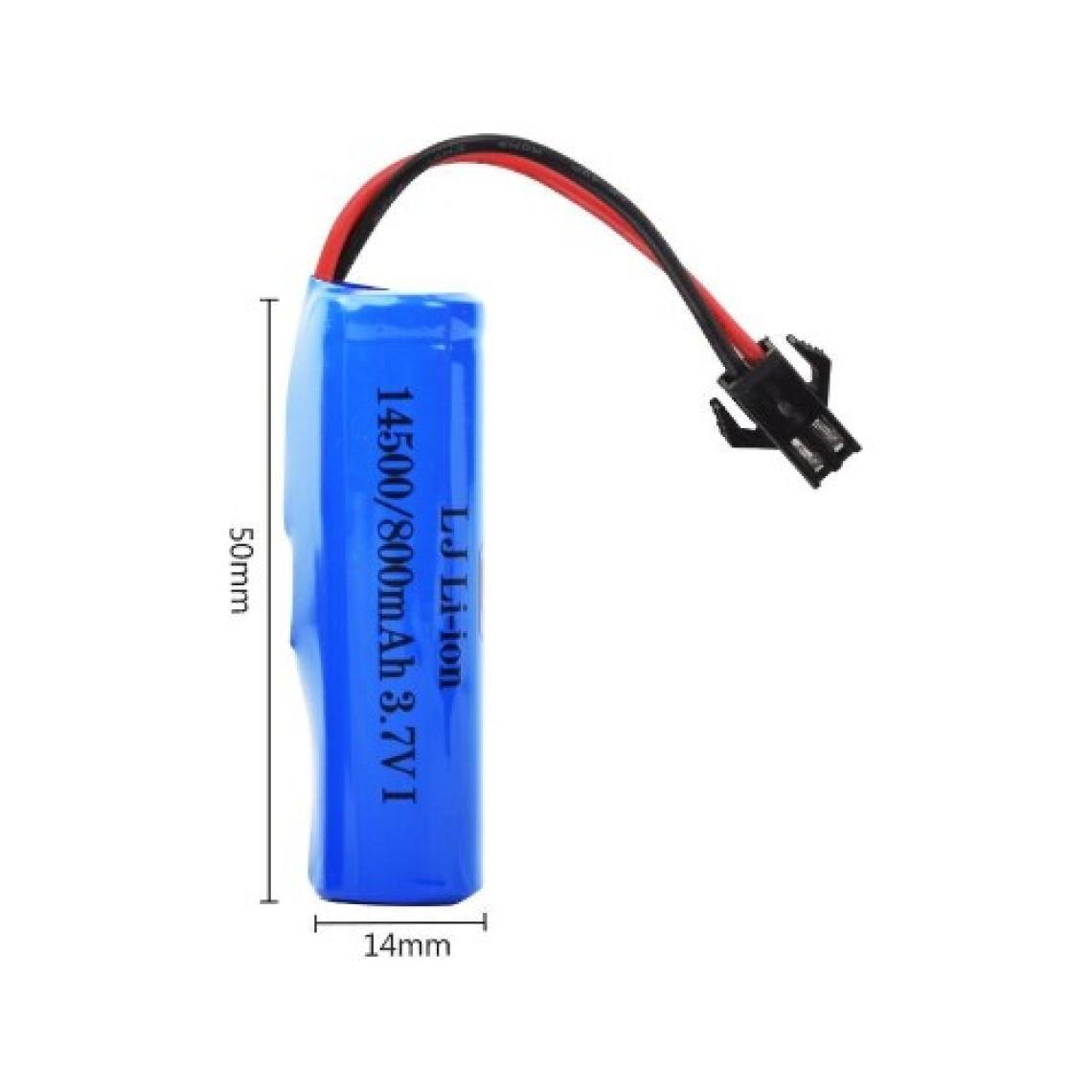 Orion 3.7V 14500  Li-Ion Siyah Soketli Oyuncak Araba Pili 14MM x 50MM Ölçülerinde