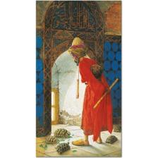 MonoStella Osman Hamdi Bey Kaplumbağa Terbiyecisi Kanvas Tablo