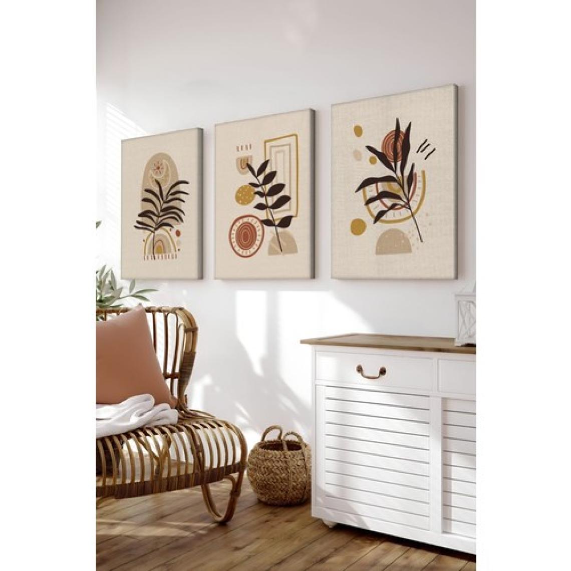 Artavessa Dekoratif 3 Parça Kanvas Tablo - 3CNVS13