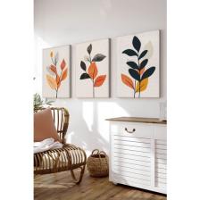 Artavessa Dekoratif 3 Parça Kanvas Tablo - 3CNVS21