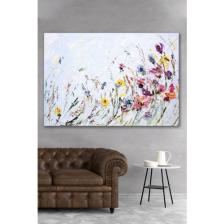 100 x 140 Yağlı Boya Görünümlü Poyraz Yeli Kanvas Tablo
