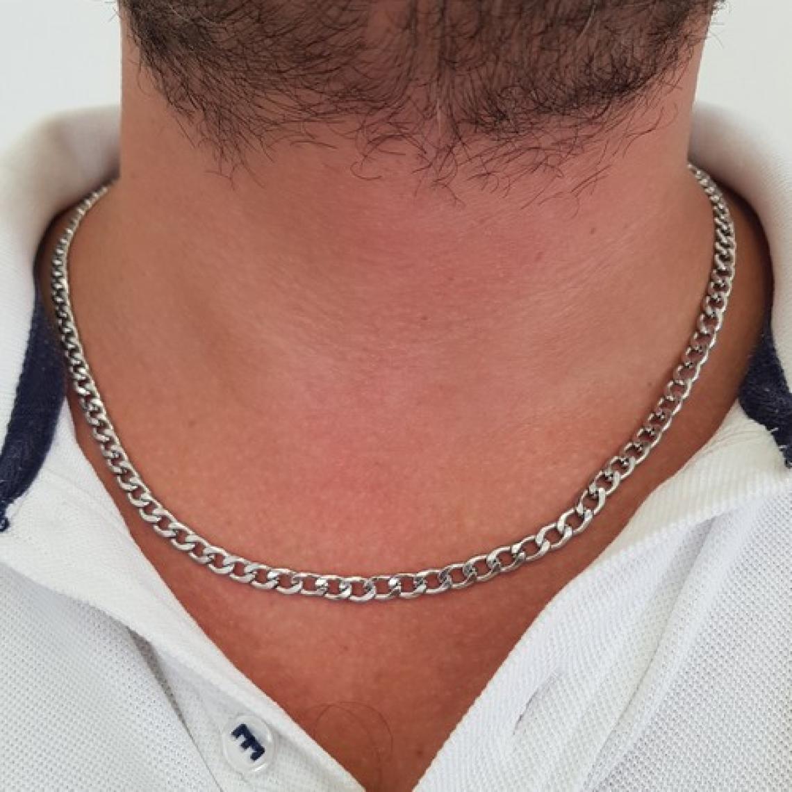 Chavin Gri 60 Cm. 5 Mm. Erkek Bayan Çelik Zincir EP11-5