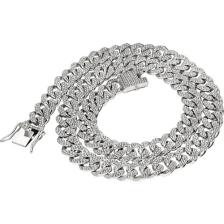 Chavin Taşlı Gri  Alloy Zincir 13 mm 45 cm