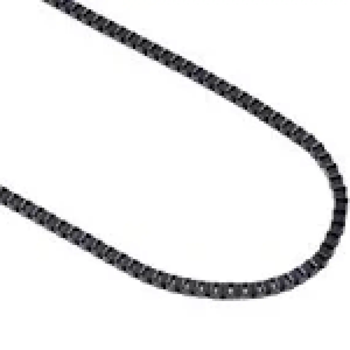 Chavin Siyah 75 cm. 2 mm. Erkek Çelik Zincir de93
