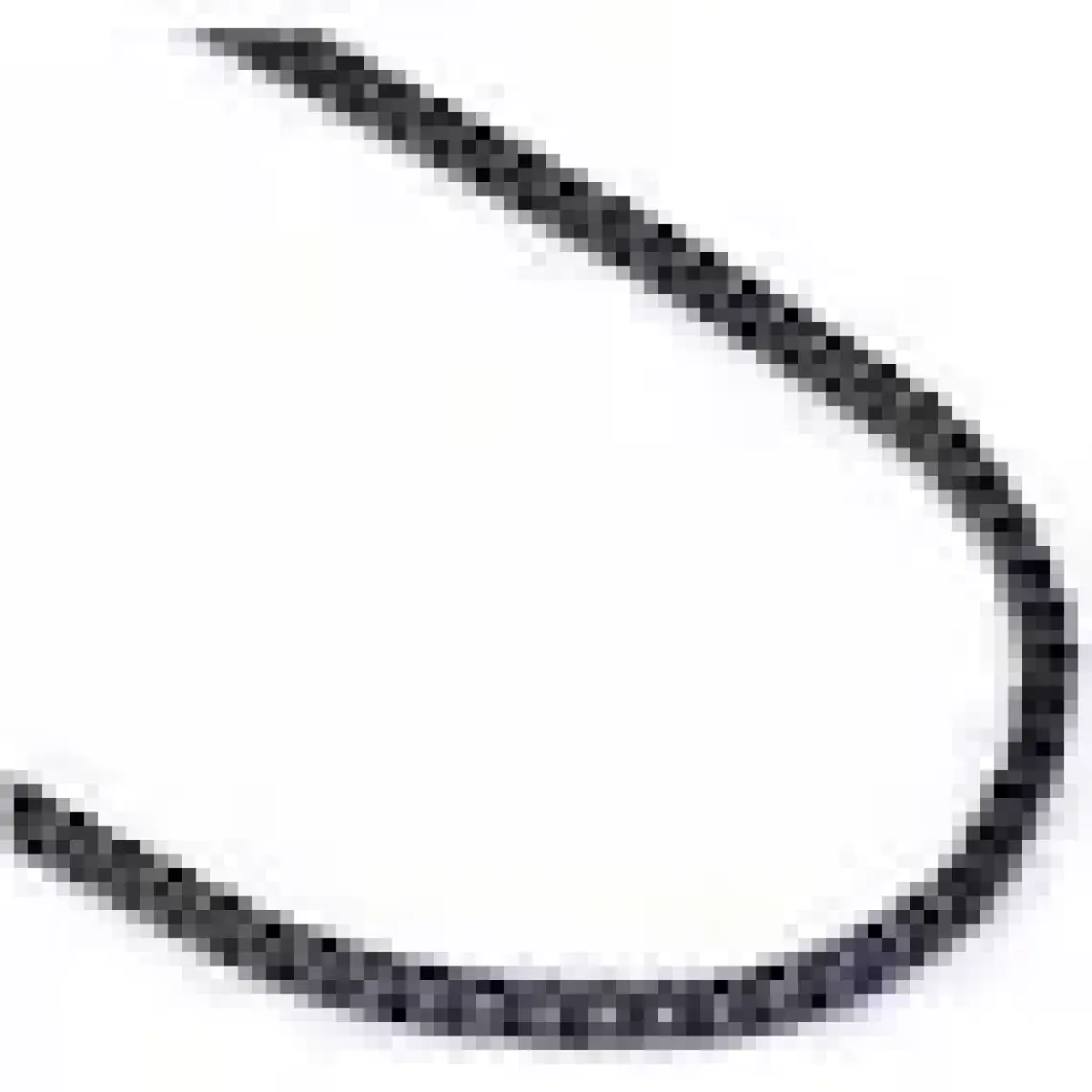 Chavin Siyah 75 cm. 2 mm. Erkek Çelik Zincir de93