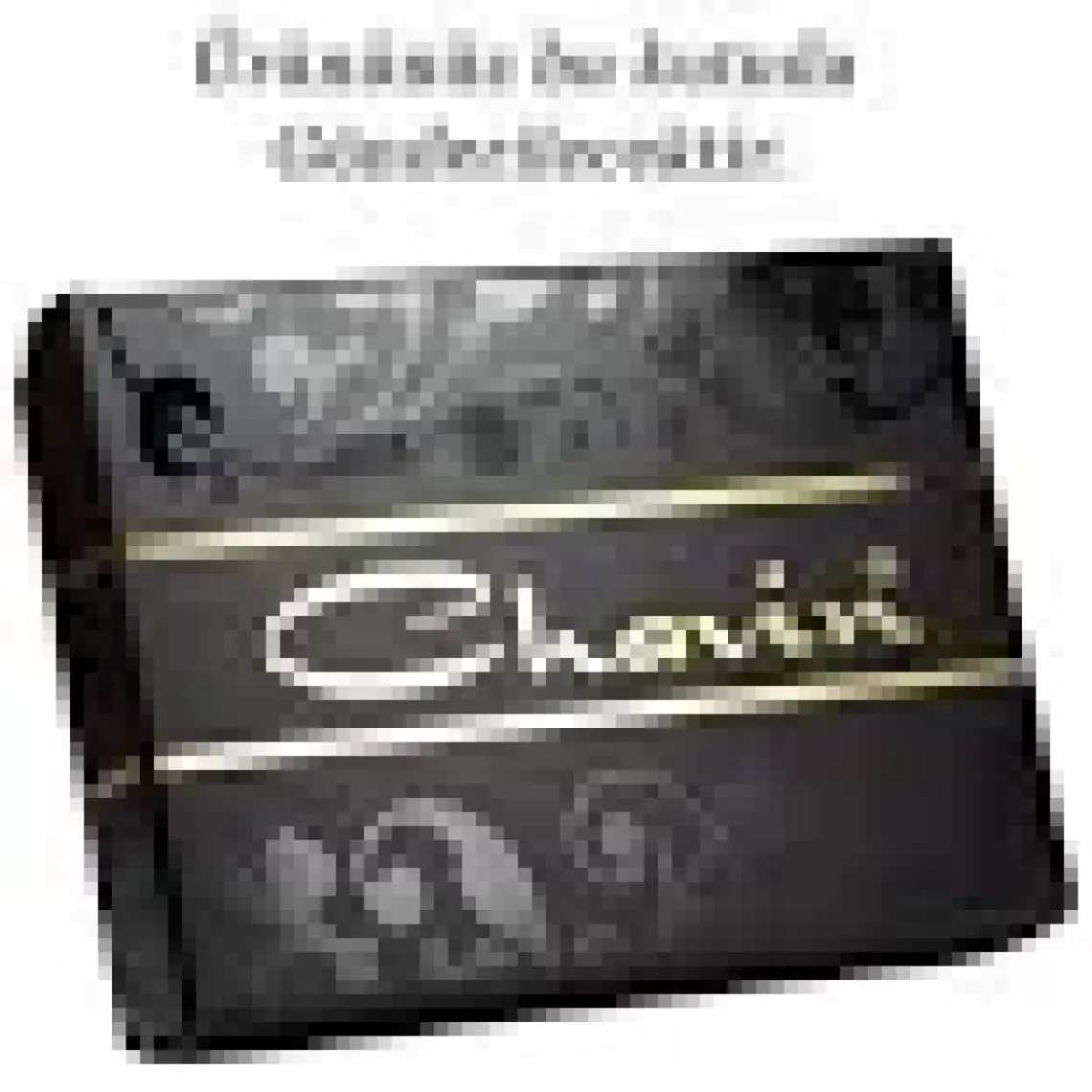 Chavin Siyah 75 cm. 2 mm. Erkek Çelik Zincir de93