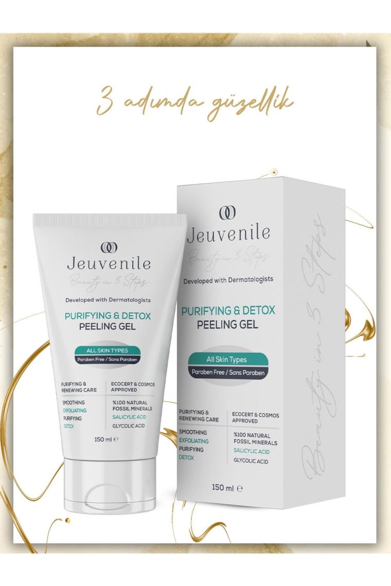 Fosil Mineral İçerikli Peeling Jel - Arındırıcı ve Yenileyici (Allantoin, Panthenol, Niacinamide)