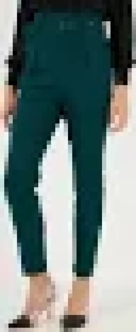 Lela Yüksek Bel Cepli Kemerli Regular Fit Kumaş Pantolon Bayan Pantolon 611PL04