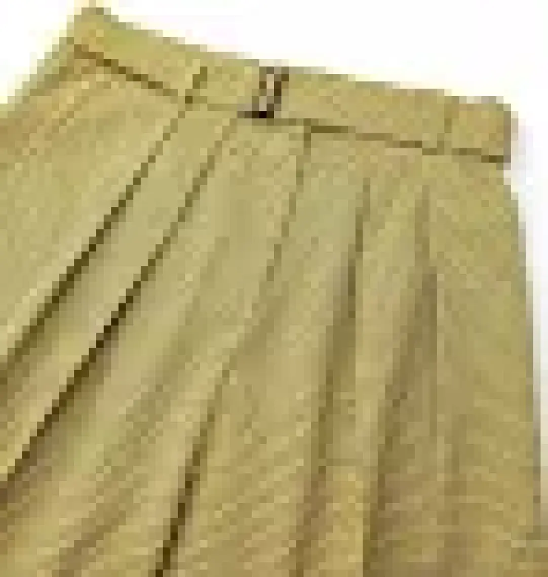 Twist Ekose Desen Kuşaklı Pantolon