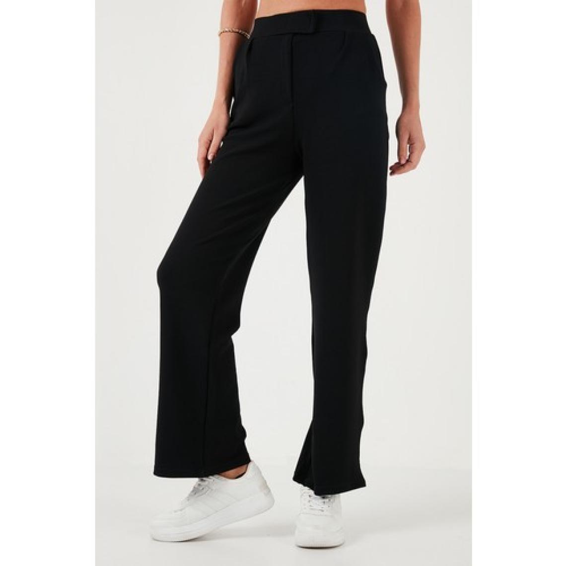 Lela Regular Fit Yüksek Bel Bol Paça Pantolon Bayan Pantolon 5861279