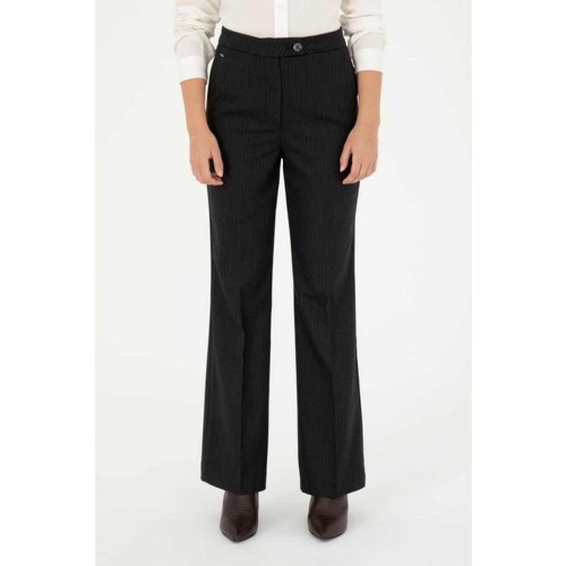 U.S. Polo Assn. Kadın Antrasit Pantolon (Kanvas-Chino) 50298552-VR006