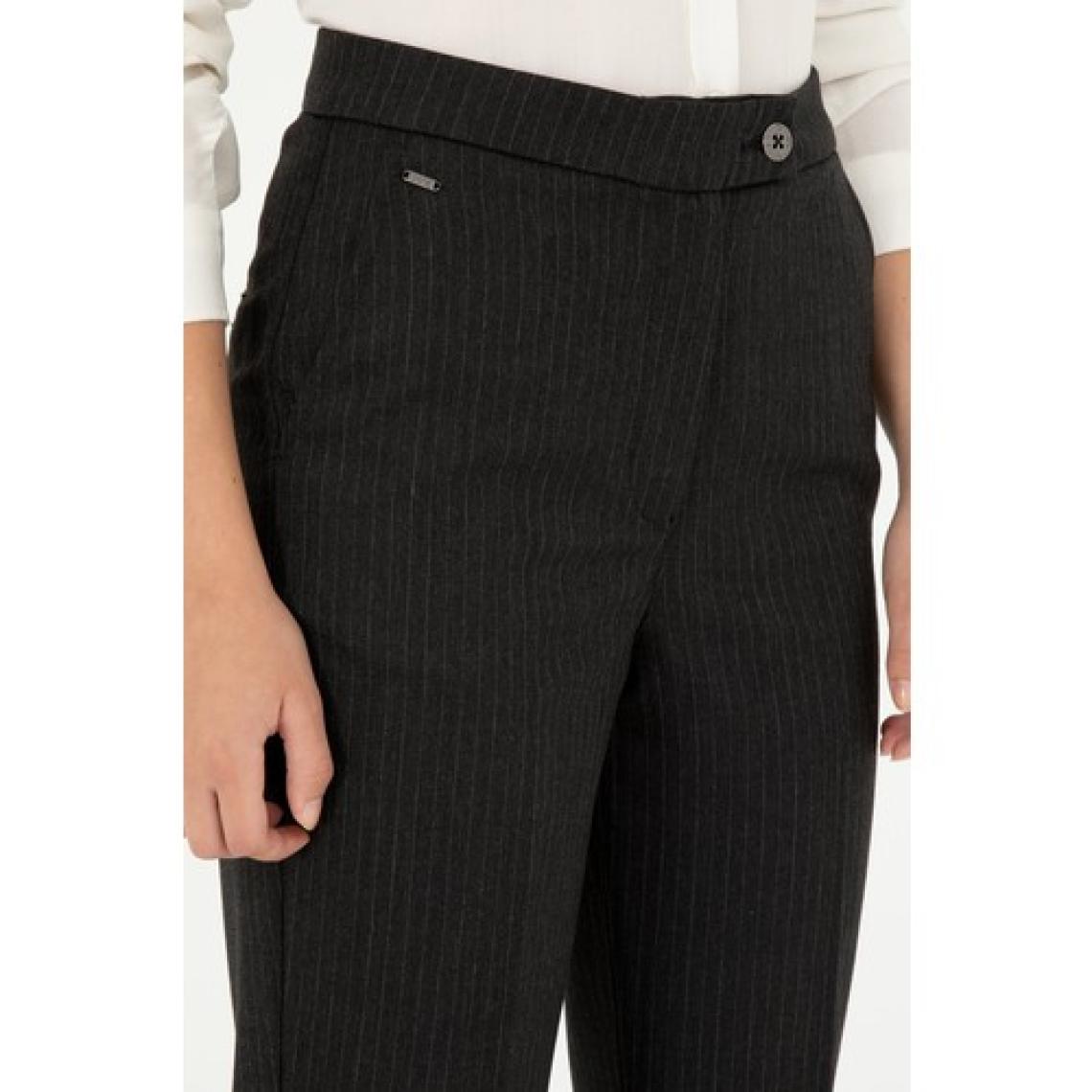 U.S. Polo Assn. Kadın Antrasit Pantolon (Kanvas-Chino) 50298552-VR006