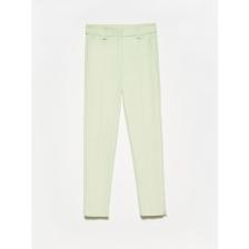Dilvin 70690 Yüksek Bel Klasik Pantolon-Açık Yeşil