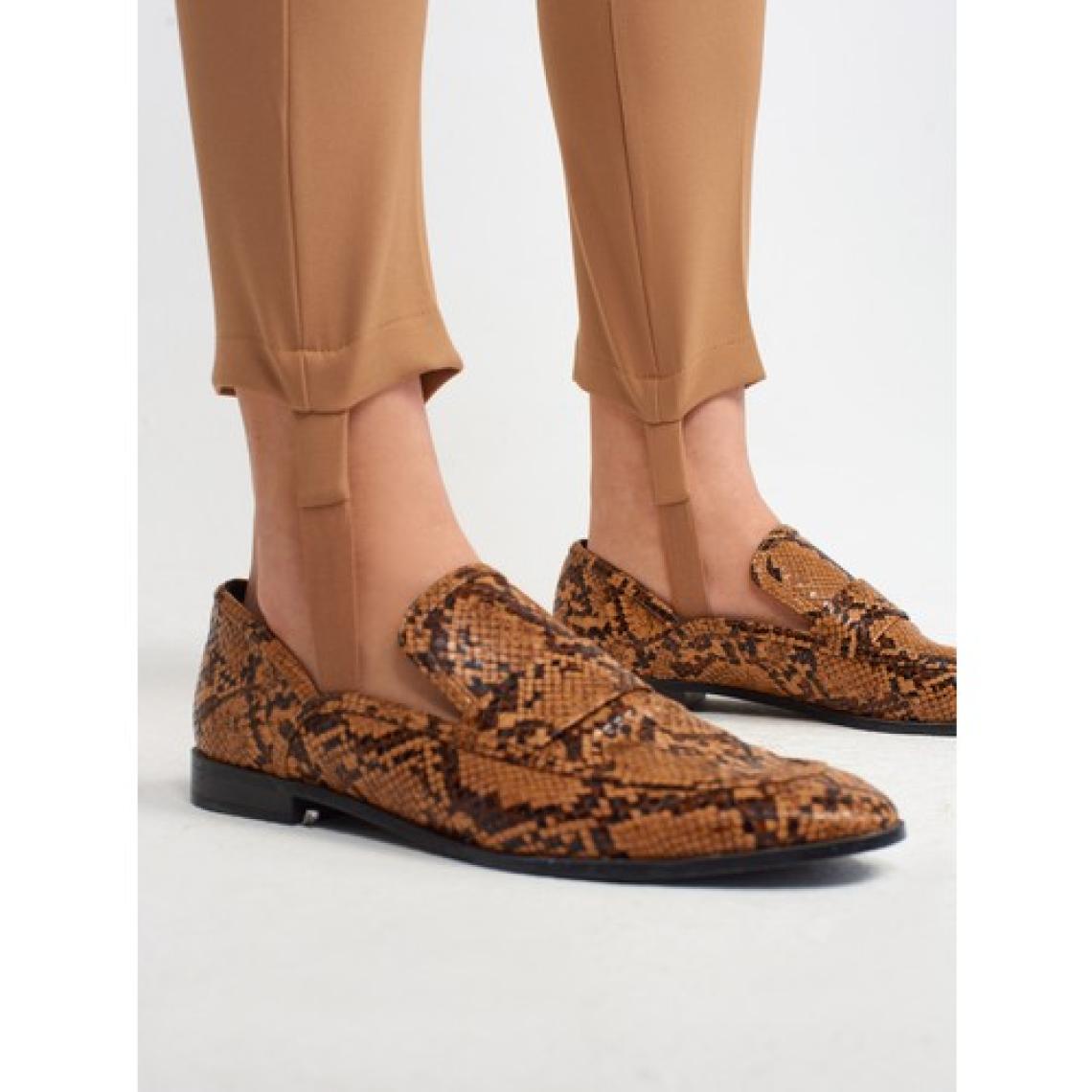 Dilvin 70311 Yüksek Bel Pantolon-Camel