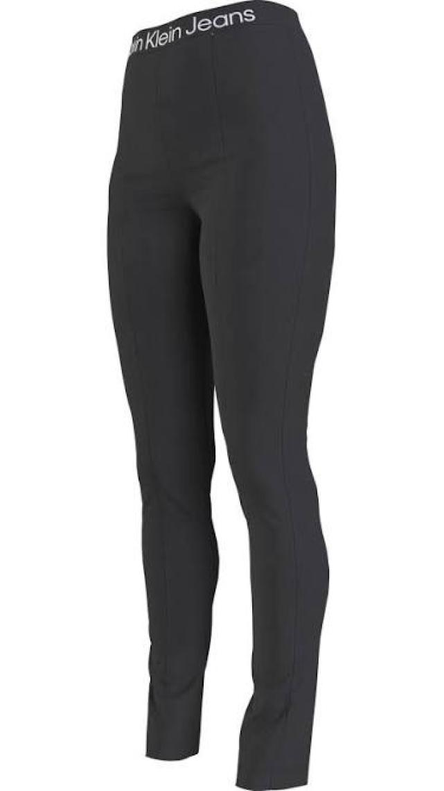 Calvin Klein Slim Fit Yüksek Bel Leggings Pantolon J20J222601BEH Kadın Pantolon J20J222601 Beh