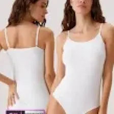 2'li Ekonomik Paket Beyaz 3004 Ince Askılı Basic Pamuklu Çıtçıtlı Body / Atlet Set