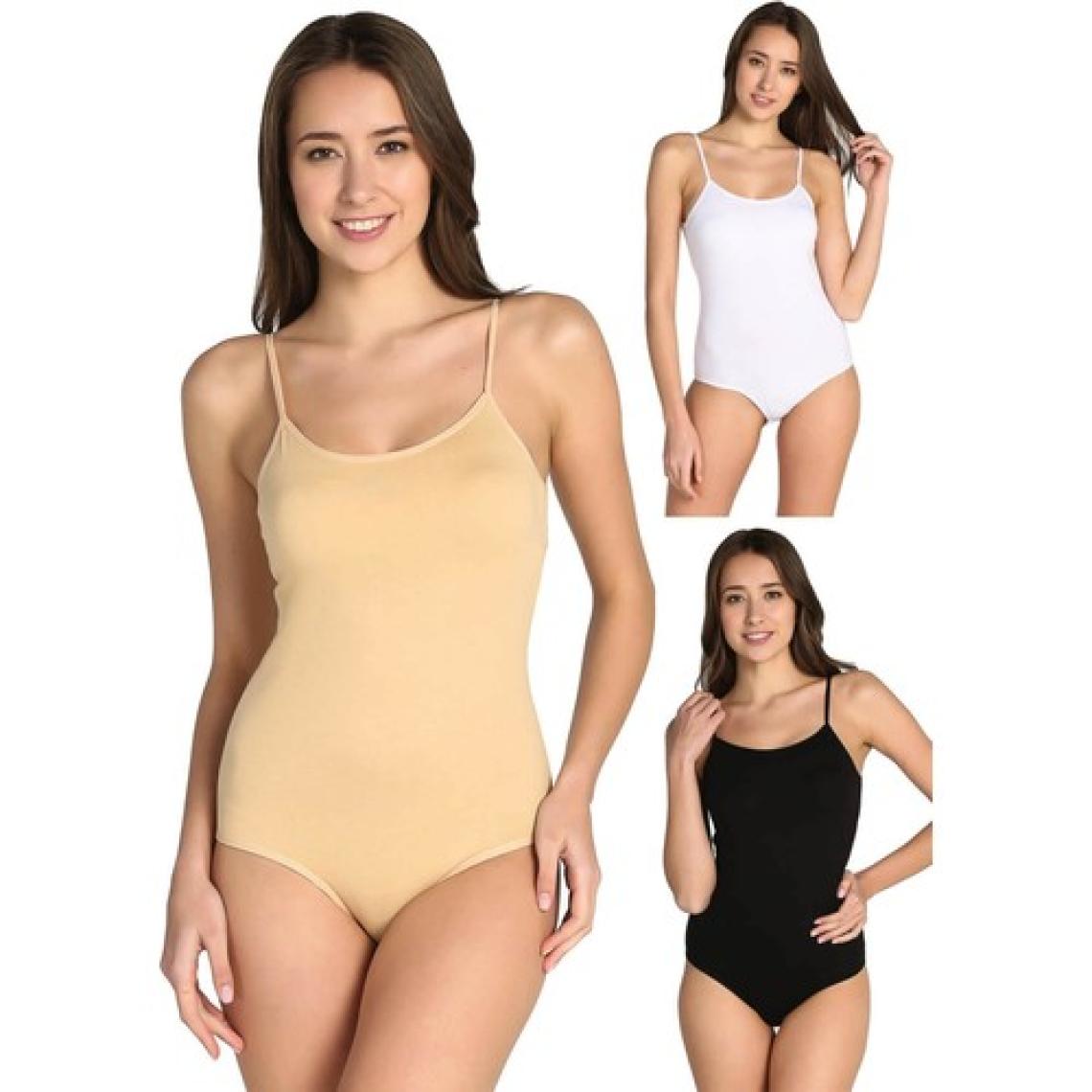 Tutku 6'lı Paket Ip Askılı Likralı Zıbın Kadın Çıtçıtlı Body