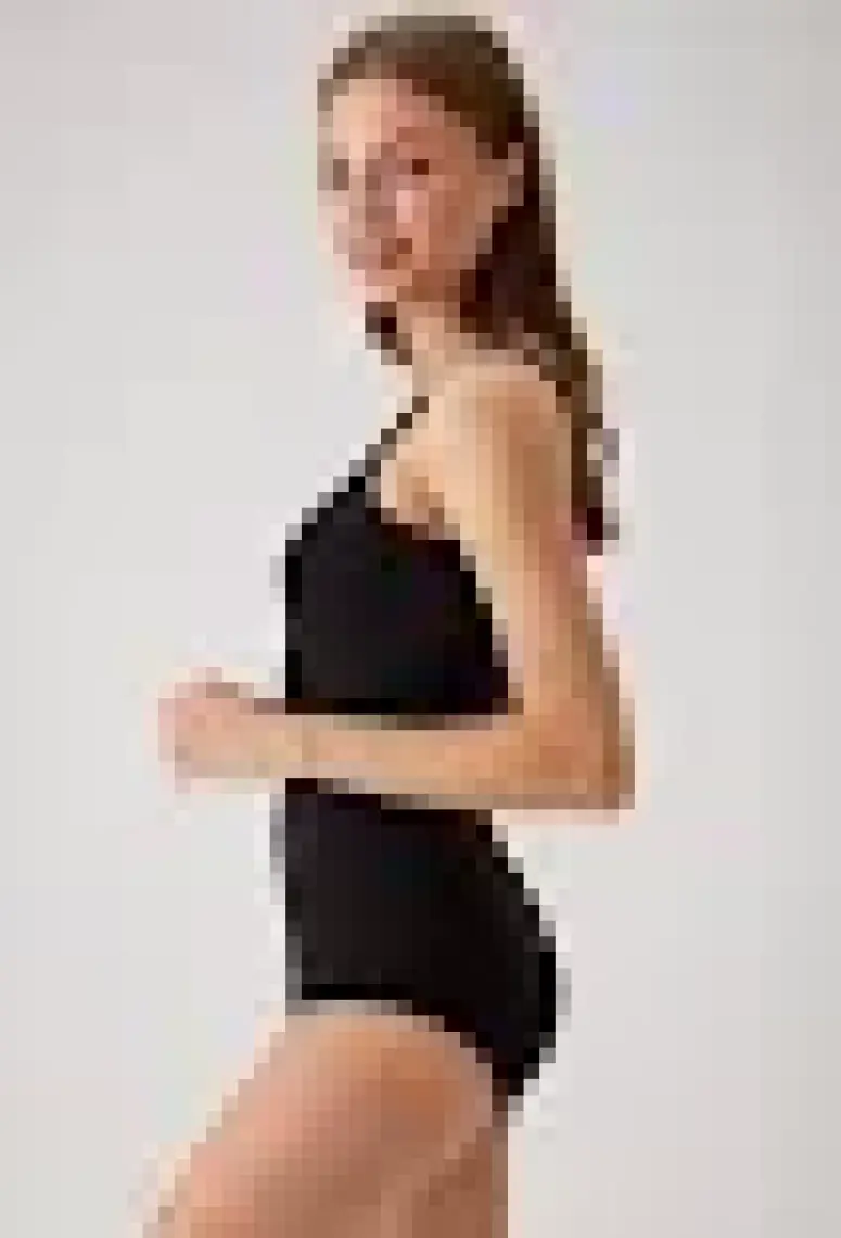 Pierre Cardin 2'li Ekonomik Paket Siyah 1025 Kare Yaka Kalın Askılı Basic Pamuklu Atlet Set