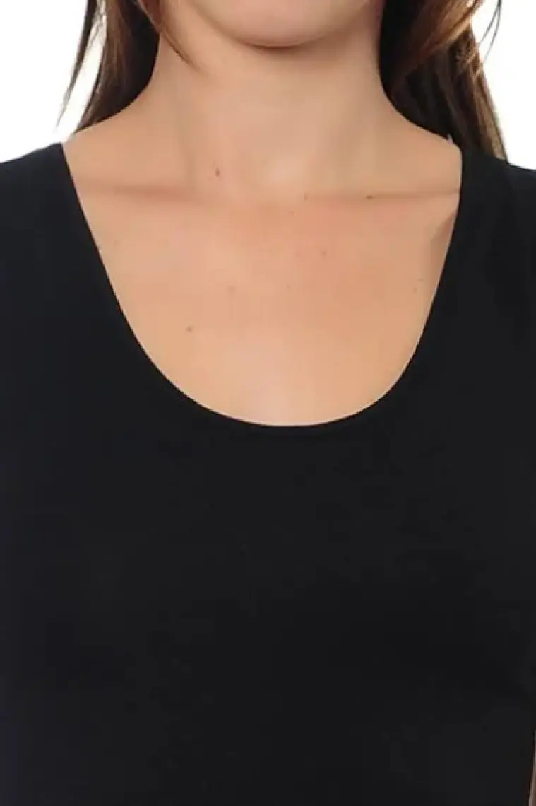 Kom Singlet Pamuklu Kalın Askılı Atlet