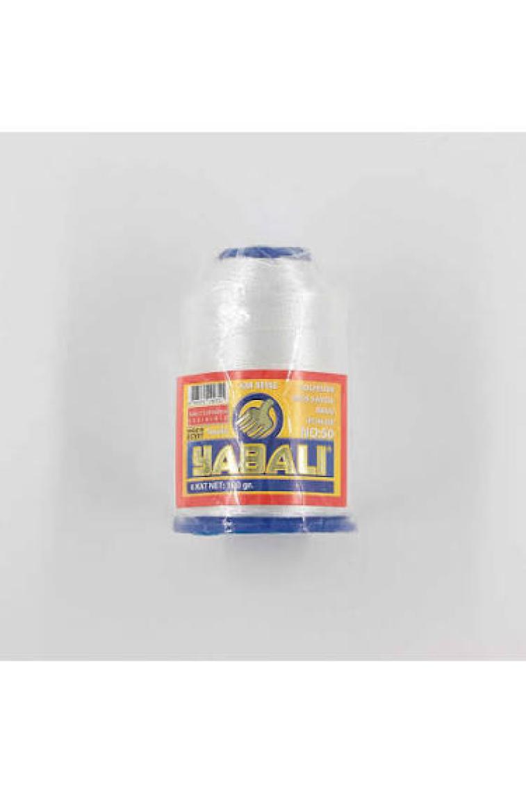 Yabalı Polyester Ip Dantel Ipliği 100 gr 50 Kar Beyaz