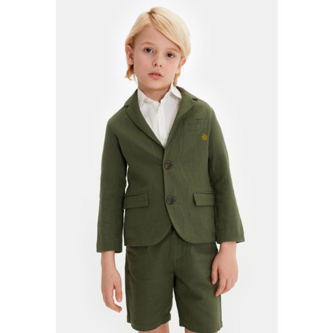 Nebbati Bg Store Erkek Çocuk Haki Ceket 23SS0NB3705