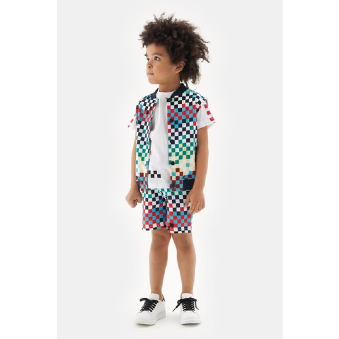 Nebbati Bg Store Erkek Çocuk Desenli Yelek 23SS1NB3420