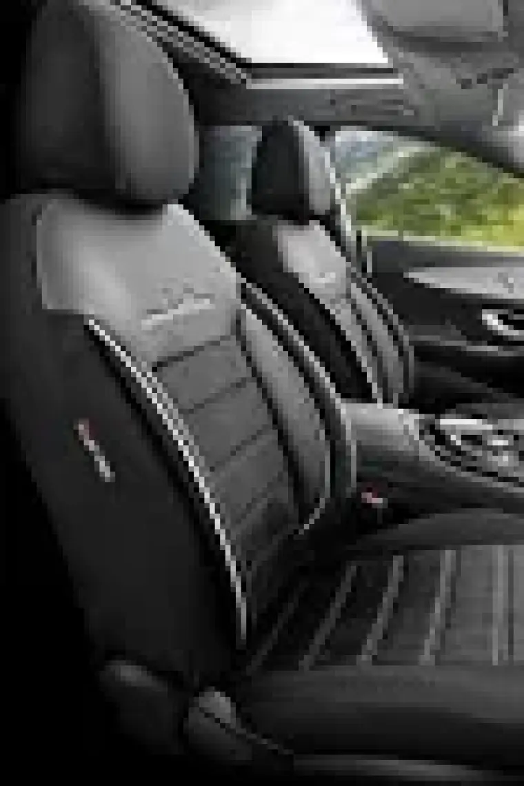 Otom Comfortline Design Airbag Dikişli Ekstra Destekli Gerçek Taytüyü Süet Premium Oto Koltuk Kılıfı Beyaz-Siyah