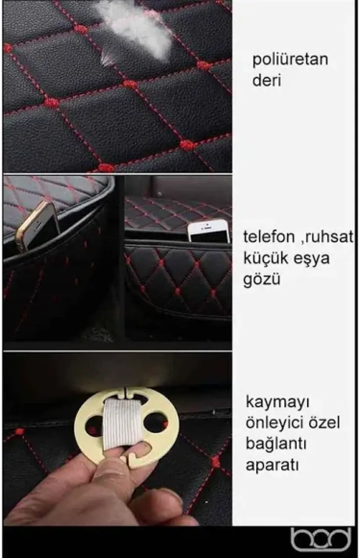 Bod Dali Serisi Koltuk Koruma Minder Kılıfı 3 Adet