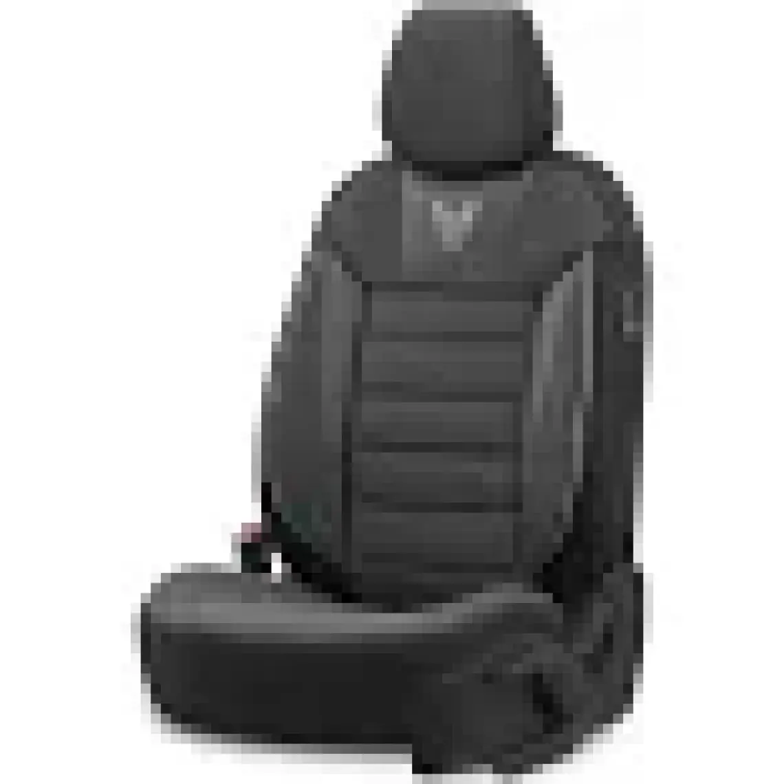 Otom Toro Design Airbag Dikişli Ekstra Destekli Özel Dokulu Oto Koltuk Kılıfı Tam Set Siyah-Gri