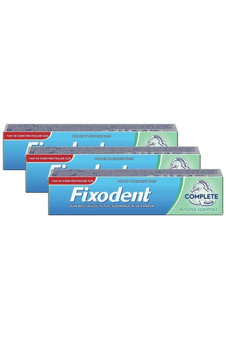 Complete Aroma Içermez Diş Protez Yapıştırıcı Krem 47gr X 3 Adet