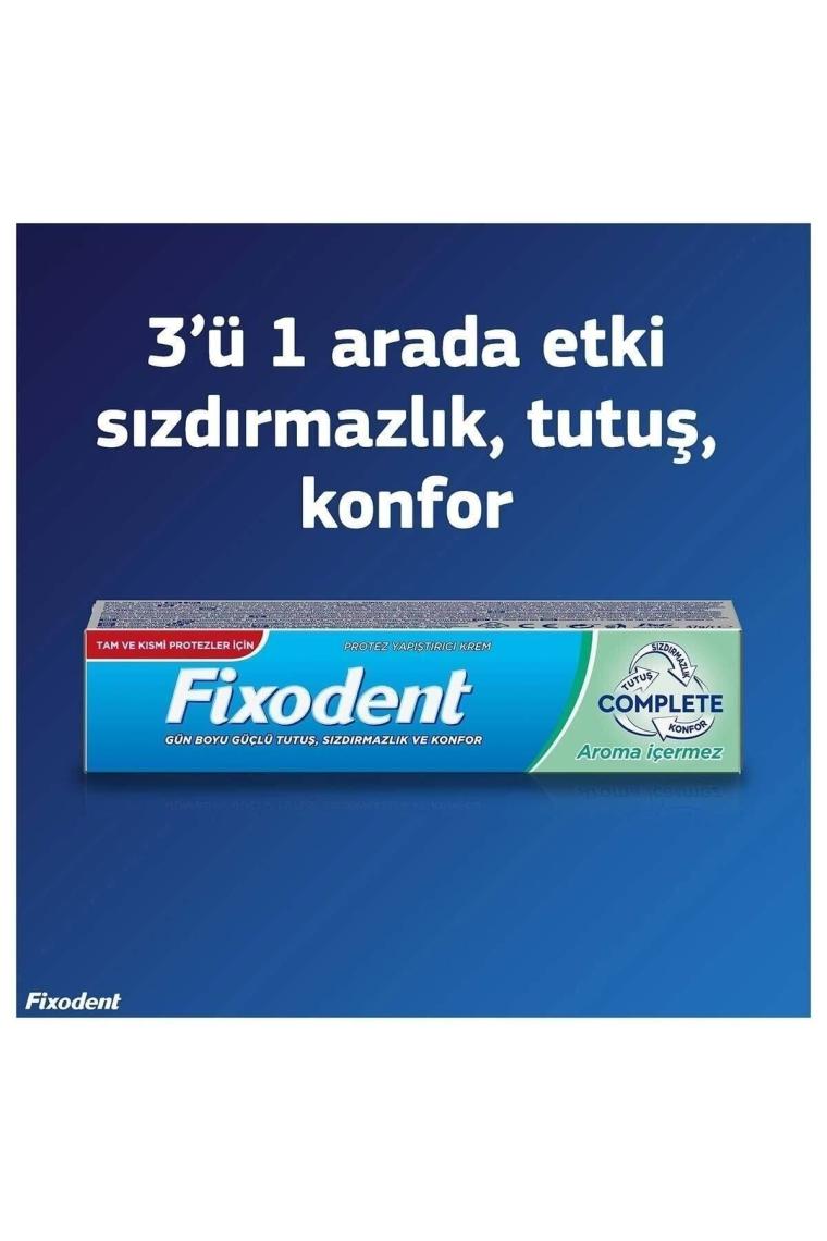 Complete Aroma Içermez Diş Protez Yapıştırıcı Krem 47gr X 3 Adet