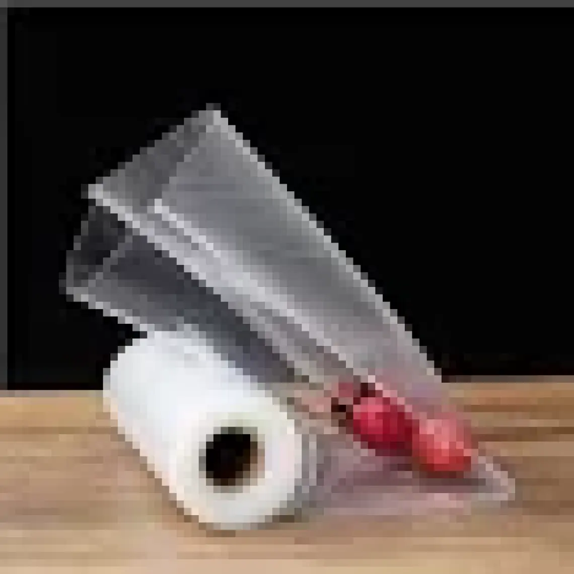 Novisan 25x500 cm 2 Bobinli Vakum Kapama Bobini Gofrajlı Tırtıklı Ev Tipi Vakum Makinası Poşeti