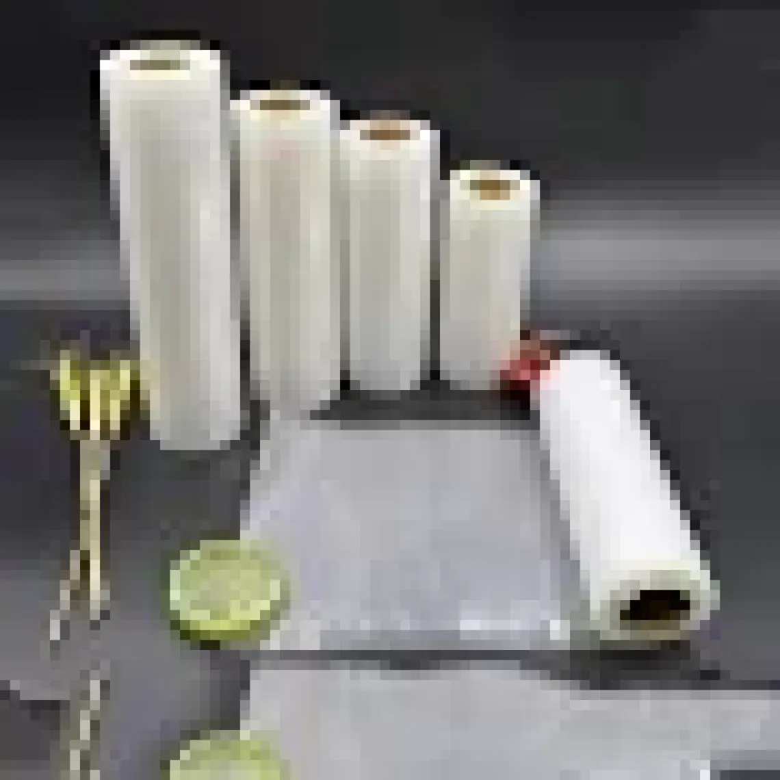 Novisan 25x500 cm 2 Bobinli Vakum Kapama Bobini Gofrajlı Tırtıklı Ev Tipi Vakum Makinası Poşeti