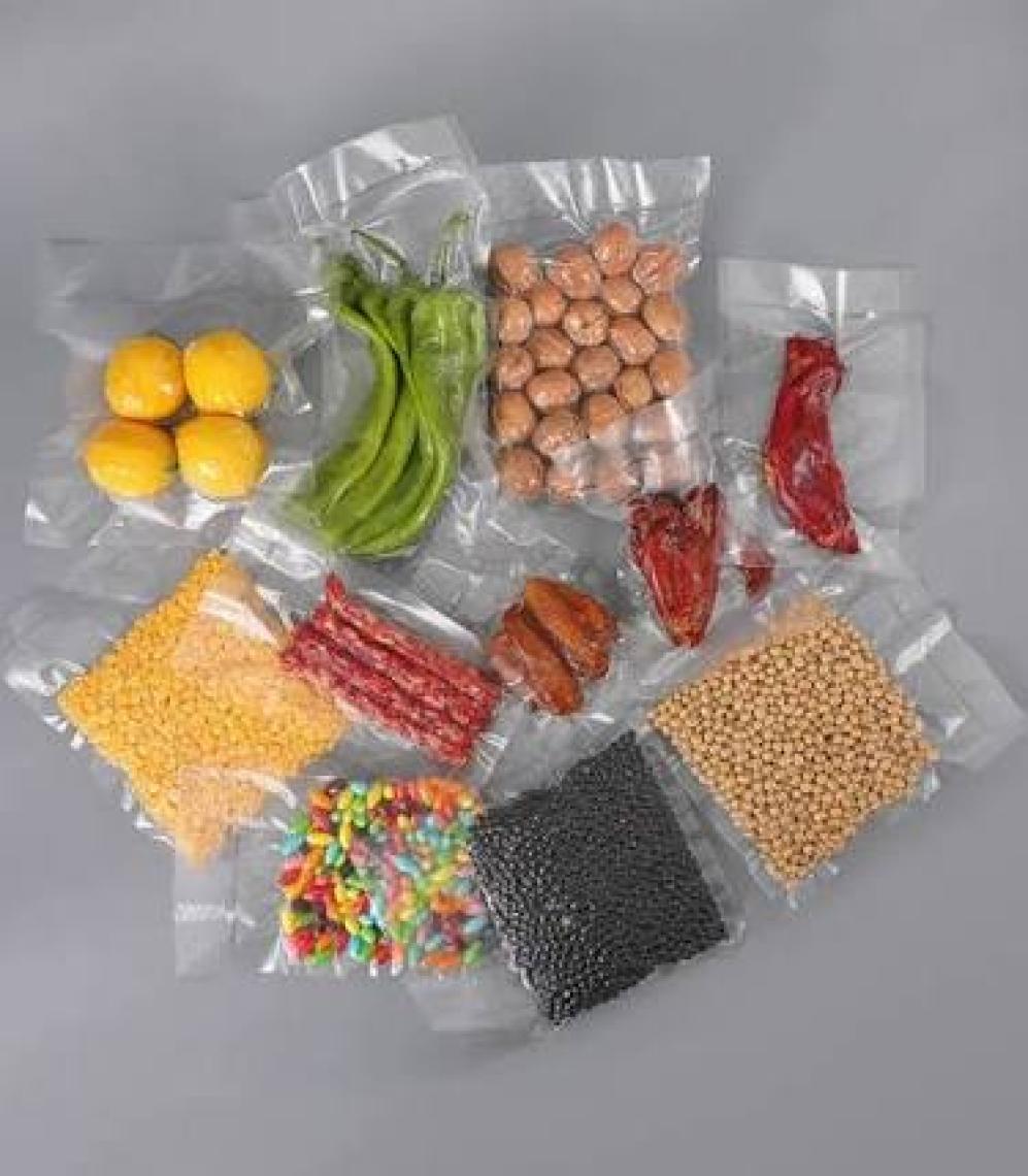 Novisan 1 Adet 20CMX500CM ve 1 Adet 25X500CM 2 Bobinli Karma Paket Vakum Kapama Bobini Gofrajlı Tırtıklı Ev Tipi Vakum Makinası Poşeti