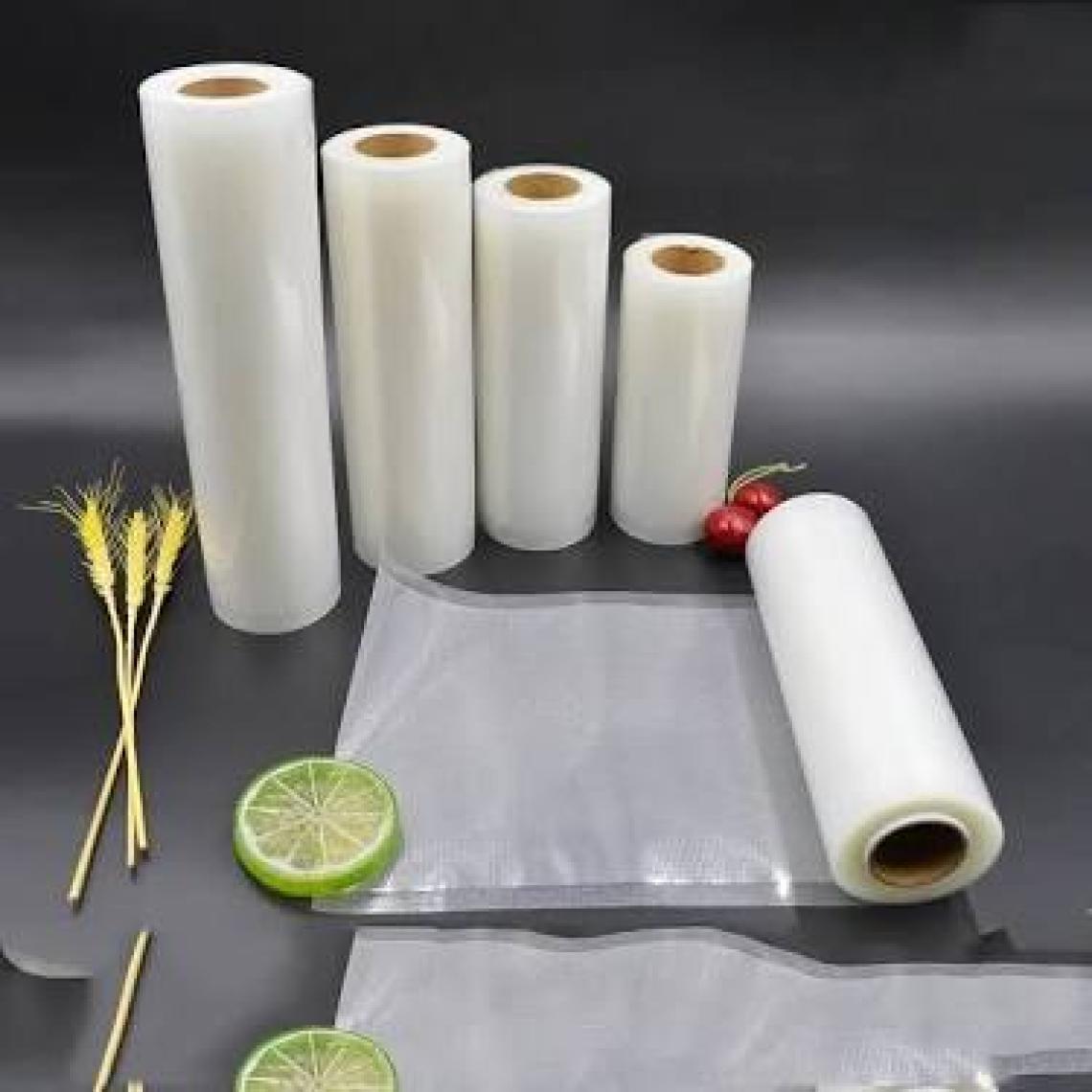 Novisan 1 Adet 20CMX500CM ve 1 Adet 25X500CM 2 Bobinli Karma Paket Vakum Kapama Bobini Gofrajlı Tırtıklı Ev Tipi Vakum Makinası Poşeti