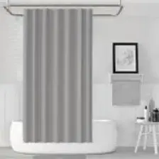 Zethome Jackline Banyo Duş Perdesi 0010 Gri Tek Kanat 180 x 200 cm