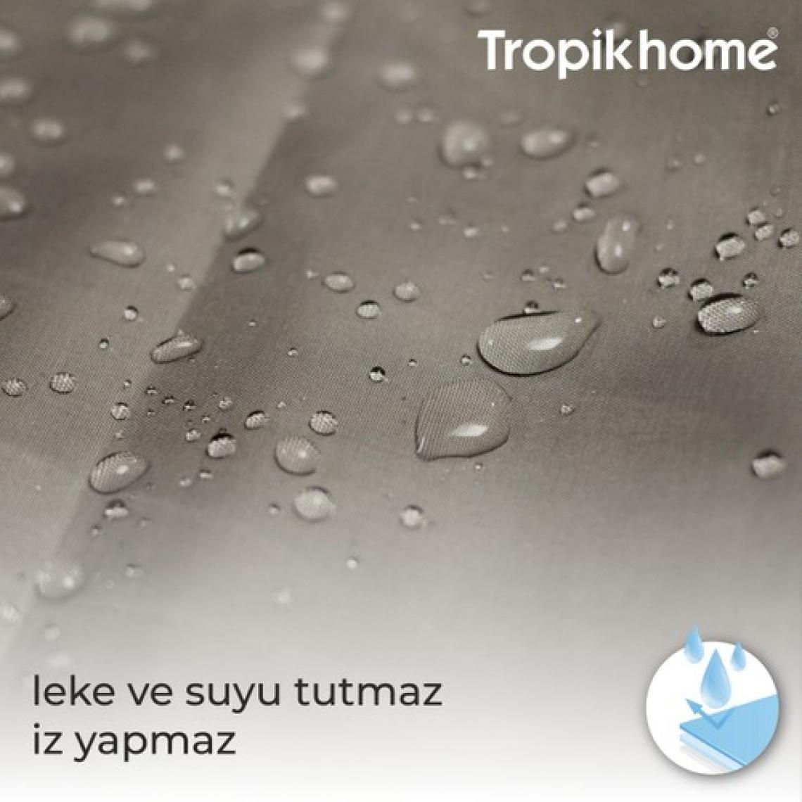 Tropik Home Kare Banyo Perdesi Askı Hediyeli 180X200CM Tek Kanat Duş Perdesi, Renkli Kare Desenbanyo Duş Perdesi