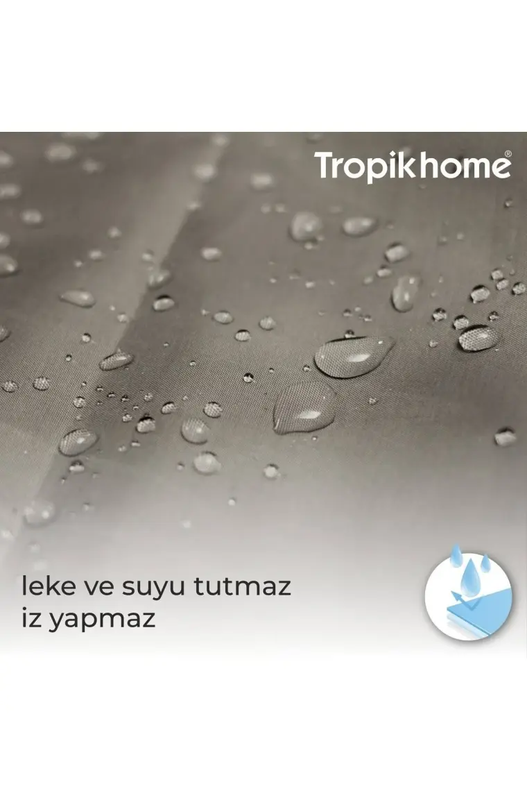 Tropik Home Papatya Desenli Duş Perdesi, Çiçekli Banyo Perdesi 12 Adet C Halka Hediyeli Küvet Perdesi 180x200cm