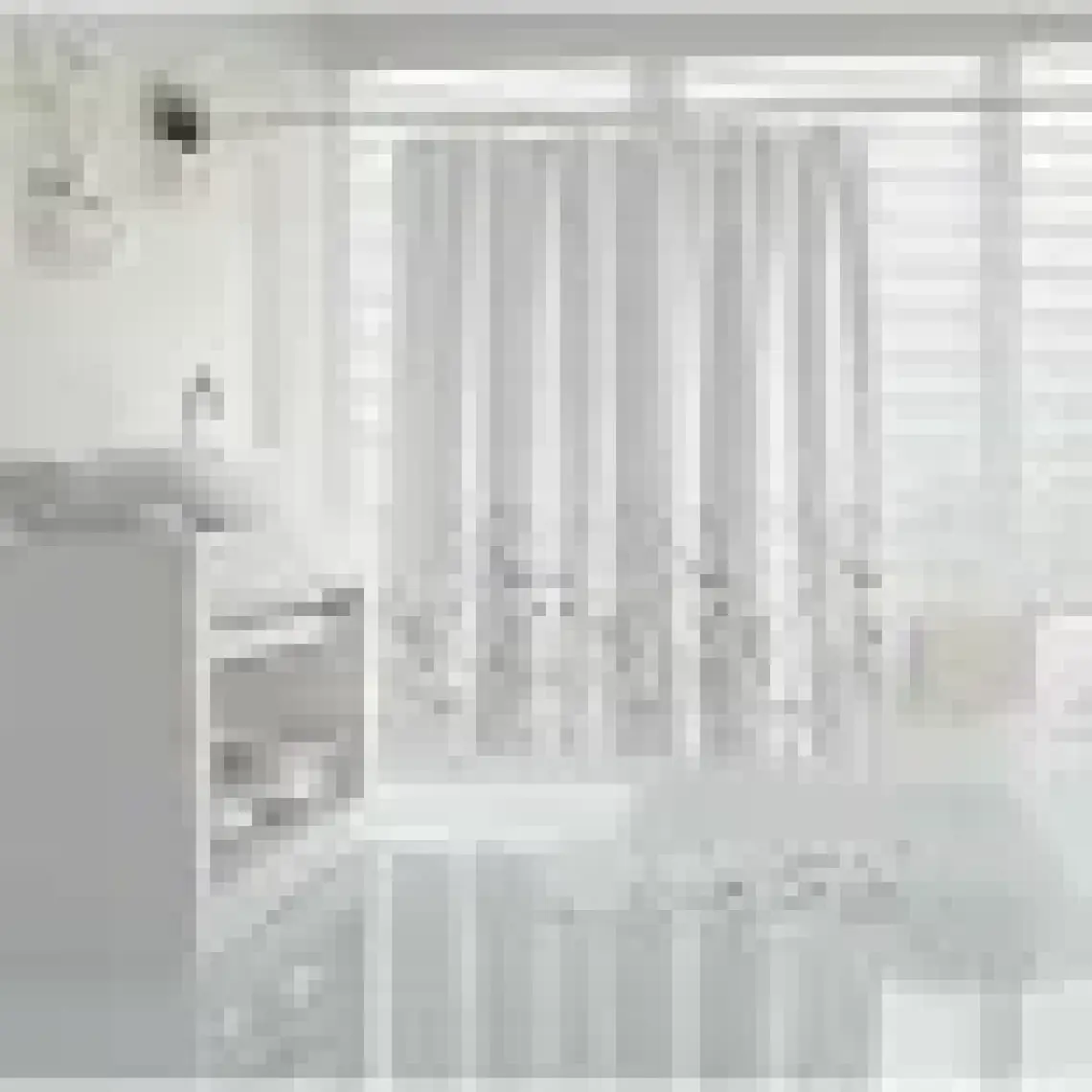 Tropik Home Papatya Desenli Duş Perdesi, Çiçekli Banyo Perdesi 12 Adet C Halka Hediyeli Küvet Perdesi 180x200cm
