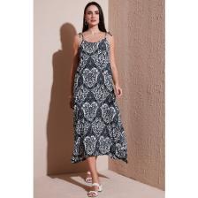 Lela Regular Fit İp Askılı Uzun Elbise Bayan ELBİSE 5865732