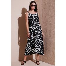Lela Regular Fit Ip Askılı Uzun Elbise Bayan Elbise 5865732