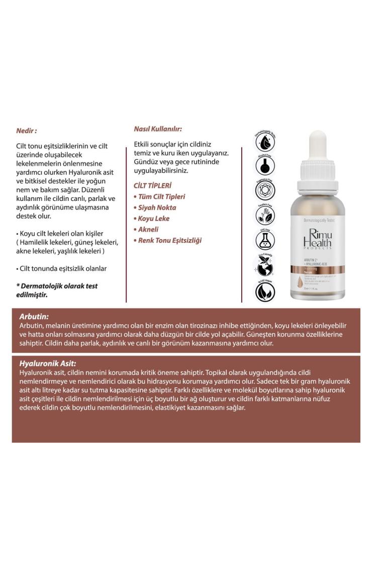 Koyu Leke Ve Gözenek Önlemeye Yardımcı Bakım Seti 30 Ml + 200 Ml Rm000127