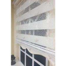 Storburada Zebra Stor Nakışlı Beyaz  Etek Dilimli STB 470