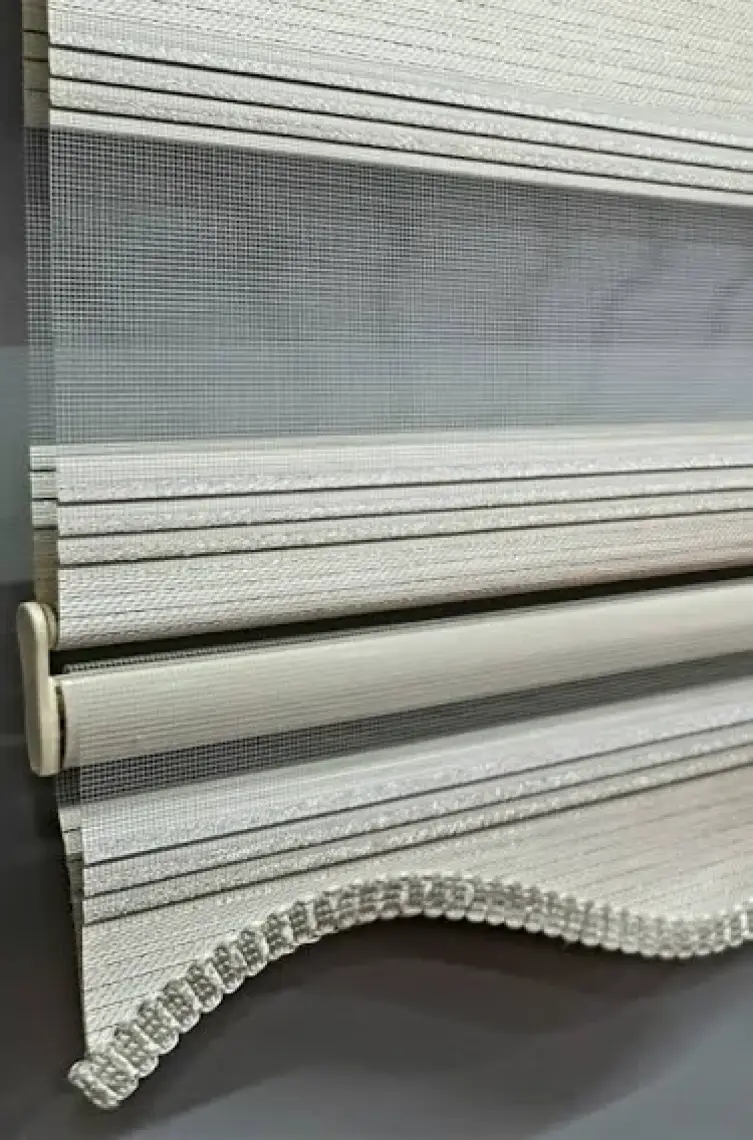 BBB Pliseli Simli Renk Geçişli Şık Zebra Stor Perde MZ281