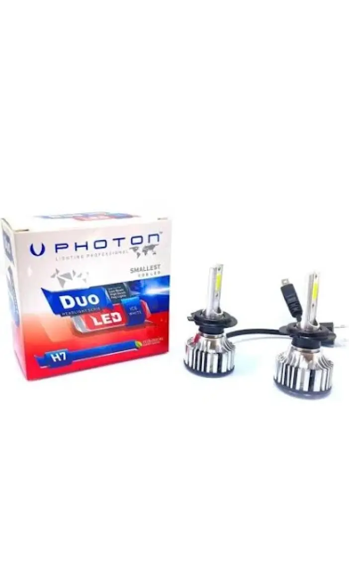 Photon Duo H7 12-24V Şimşek Etkili LED Xenon Far Ampulü Seti