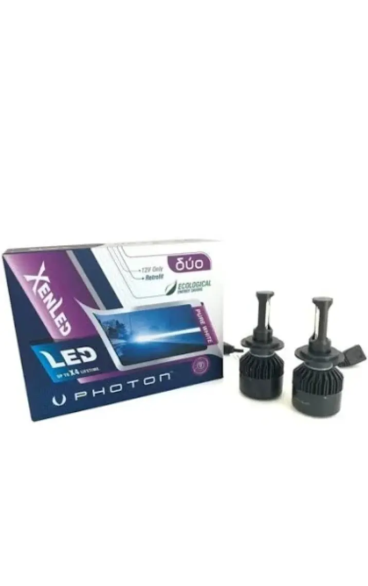Photon Duo H7 12-24V Şimşek Etkili LED Xenon Far Ampulü Seti