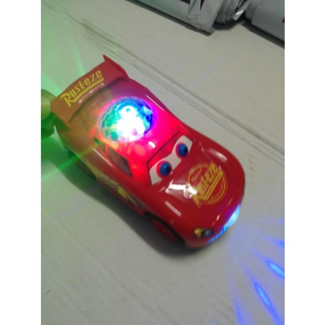 Can Ali Toys 3D Işıklı, Müzikli, Dil Çıkaran Çarp Dön Sensörlü Şimşek Mc Queen Araba