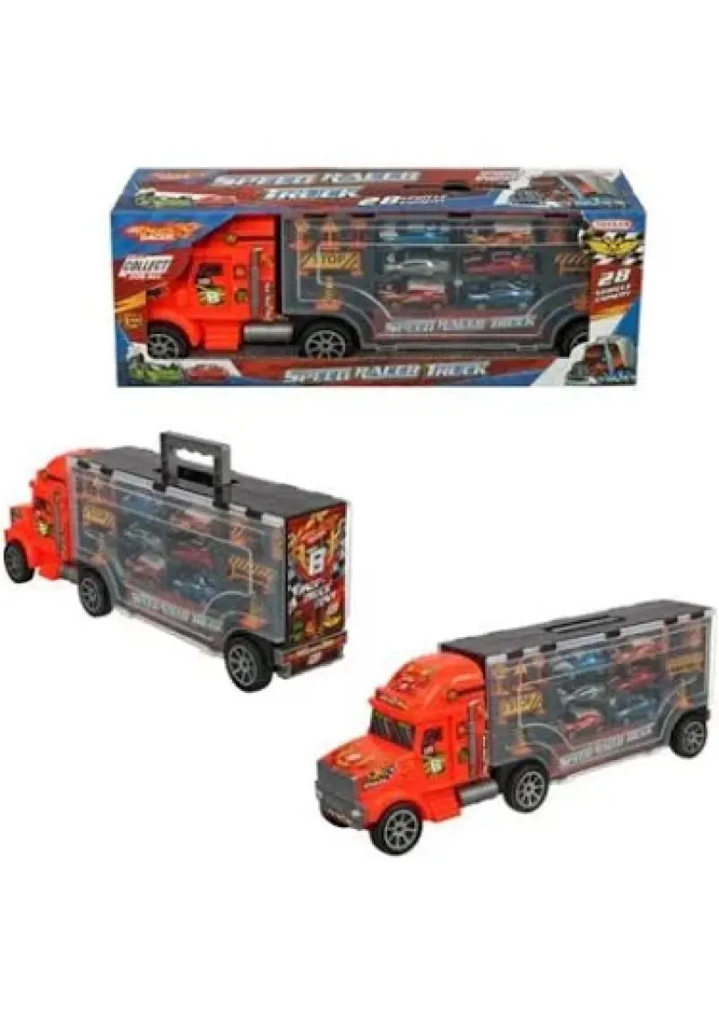 Toysan Tır Seti Süper Car Racer 6 Arabalı