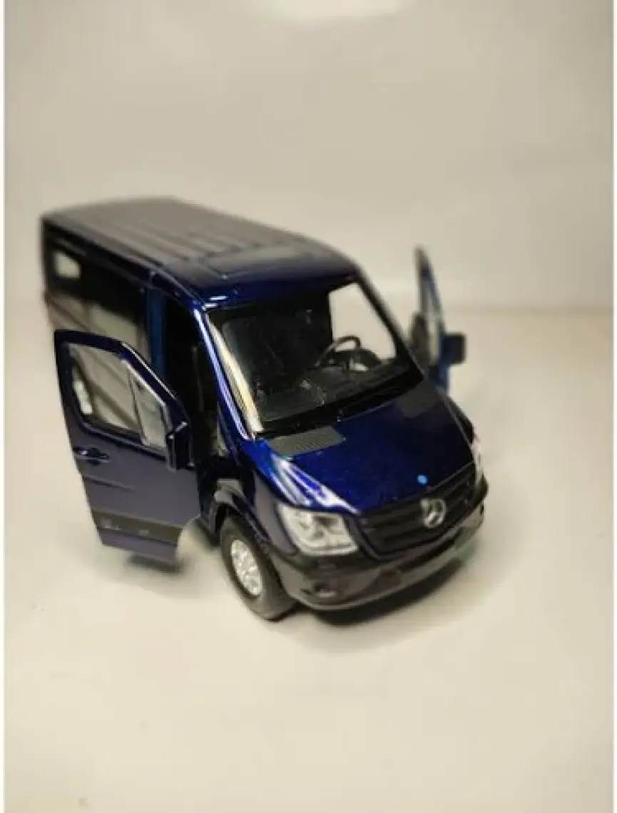 Welly 1:38 Mercedes Sprinter Panel Van Çek Bırak Minibüs